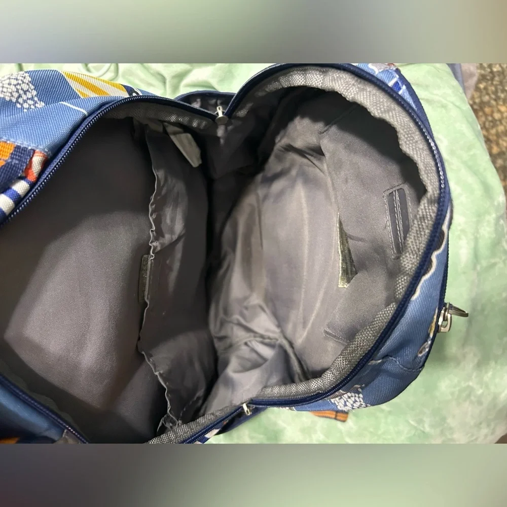 Pottery Barn Kids Mackenzie Mini Backpack in the construction  vehicles